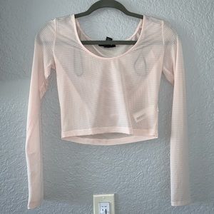 Sheer crop top